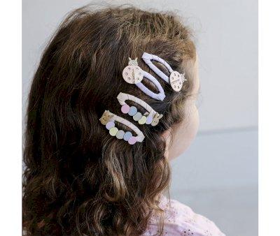 4 Clips de Cabelo Ladybird & Caterpillar