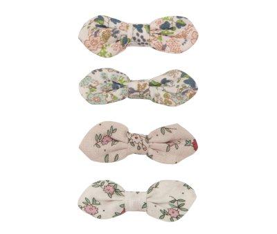 4 Clips de Lazos Floral