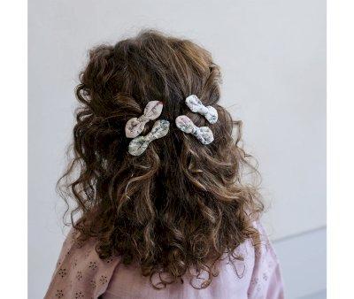 4 Clips de Lazos Floral