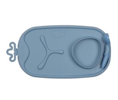 Bandeja de silicone Roll + Go com colher Ocean