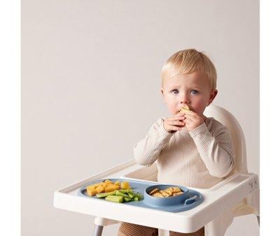 Bandeja de silicone Roll + Go com colher Ocean