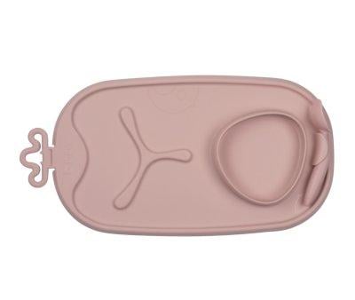 Bandeja Silicona Roll + Go con Cuchara Blush