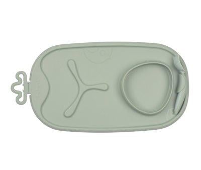 Bandeja Silicona Roll + Go con Cuchara Sage