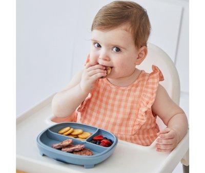 Plato 2 en 1 con Ventosa y Compartimentos Extrables Ocean