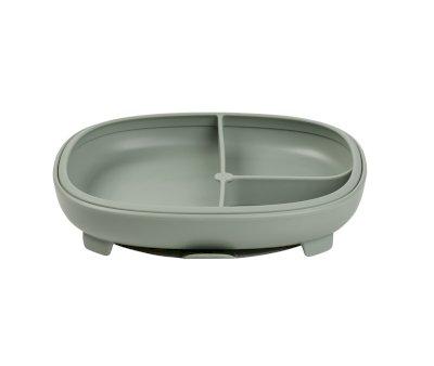 Plato 2 en 1 con Ventosa y Compartimentos Extrables Sage