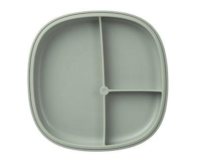 Plato 2 en 1 con Ventosa y Compartimentos Extrables Sage