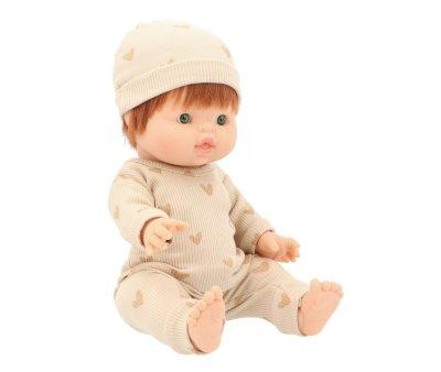 Gordis Raphael Doll with Morgan Pajamas and Beige Heart Hat