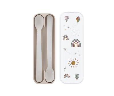 2 Cuillres Longues Mio Sunshine & Rainbow