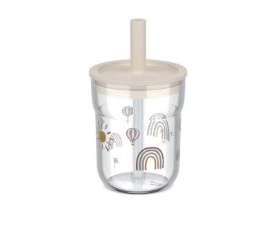 Vaso con Pajita Mio Sunshine & Rainbow 250 ml