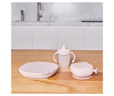 Cuenco de Silicona con Tapa Blush