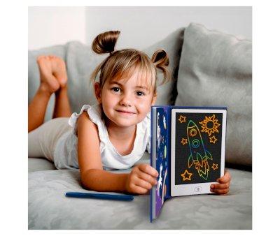 Livro de desenho de quadro branco LCD com 20 modelos de desenho