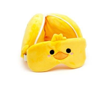 Almohada de Viaje con Antifaz Relaxeazzz Pato Adoramals