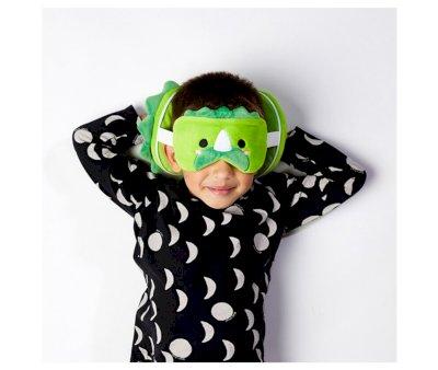 Almohada de Viaje con Antifaz Relaxeazzz Dinosaurio