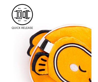 Almofada de viagem Relaxeazzz Adoramals Finley the Clownfish com mscara
