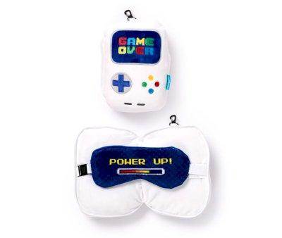 Almofada de viagem Relaxeazzz Game Over com mscara
