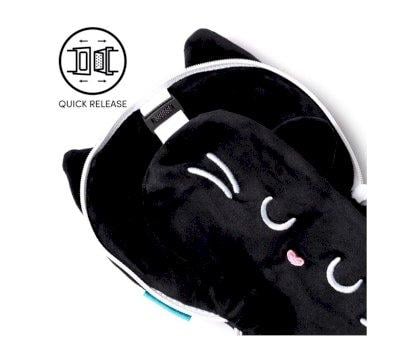 Coussin de Voyage avec Masque Relaxeazzz Feline Fine Cat