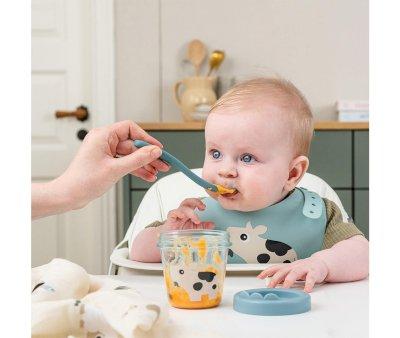 Pack de 2 Contenedores Porta Alimentos Tiny Farm Blue