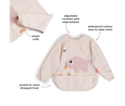 Bavaglio con Maniche Tiny Farm Powder Personalizzabile