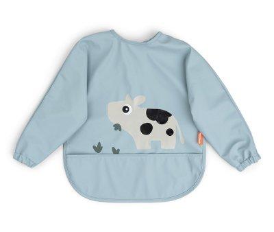 Babete com mangas Personalizvel Tiny 
Farm Blue -  6 a 18 m
