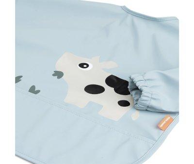 Babete com mangas Personalizvel Tiny 
Farm Blue -  6 a 18 m