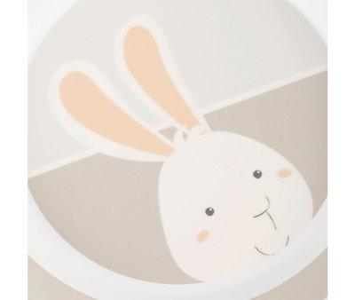 Assiette pour Enfant Lapin Beige