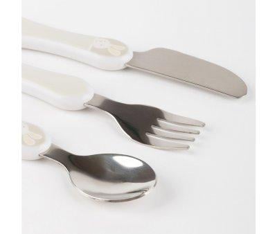 Set de Cubiertos Infantiles Rabbit Beige