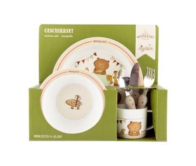 Conjunto Utenslios Mesa Bege Mister O\'Lui & Friends