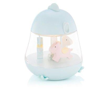 Carillon Carosello con Luce Chicklet Azzurro