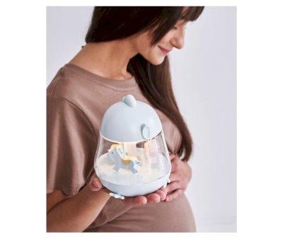 Carillon Carosello con Luce Chicklet Azzurro
