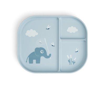 Plato Foodie Compartimentos Elphee Blue