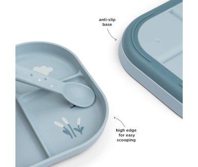 Plato Foodie Compartimentos Elphee Blue