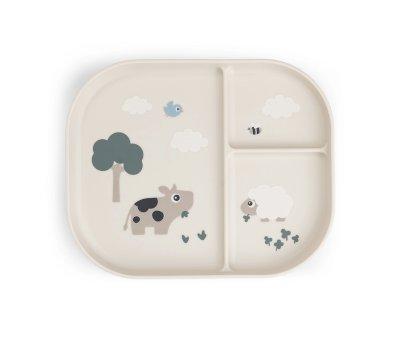Plato Foodie Compartimentos Tiny Farm Sand