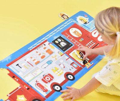 Puzzle Mix and Match Fire Truck