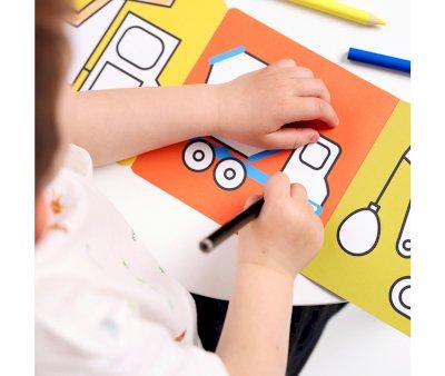 Livro para colorir de veculos Looong