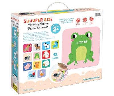 Juego de Memoria XXL Farm Animals