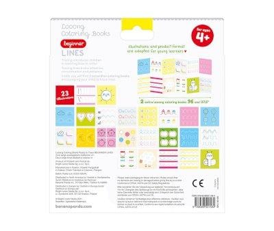 Livro para colorir Looong Beginner Lines