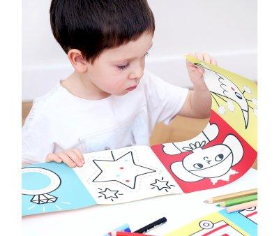 Livro para colorir Looong Wonderland