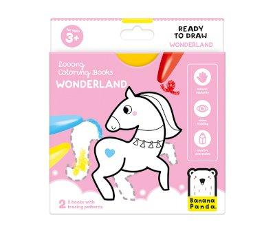 Livro para colorir Looong Wonderland