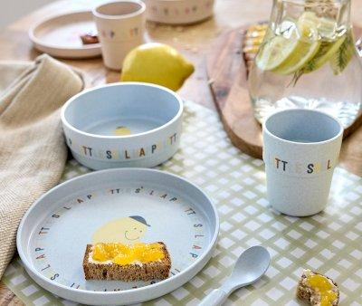 Vaisselle 4 Pices pour Enfants Happy Fruits Lemon