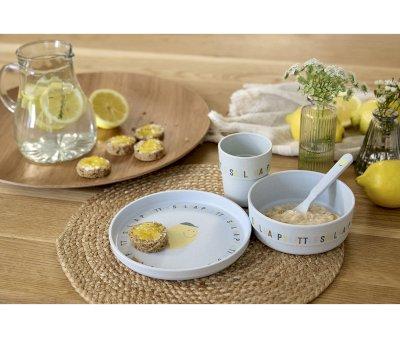 Vaisselle 4 Pices pour Enfants Happy Fruits Lemon