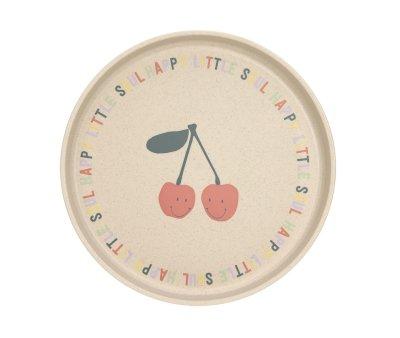 Plato Antideslizante Eco Happy Fruits Cherry