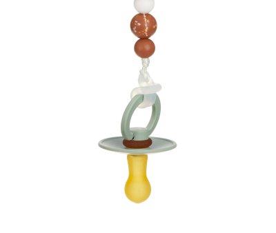Attache-sucette Lune Little Universe Rust