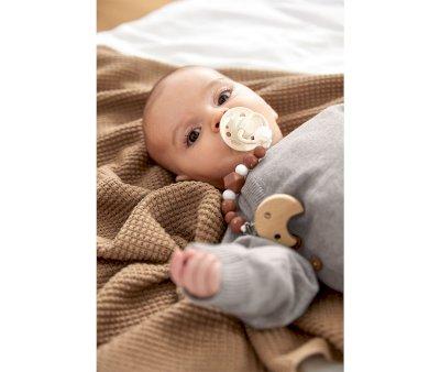 Attache-sucette Lune Little Universe Rust