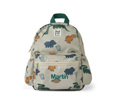 Zaino Asilo  Andreas Dinosaurs Mist Personalizzabile
