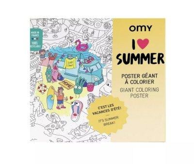 Poster XL da Colorare OMY I Love Summer