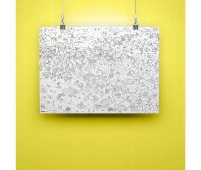 Poster XL da Colorare OMY I Love Summer