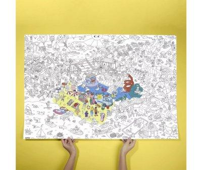 Poster XL da Colorare OMY I Love Summer