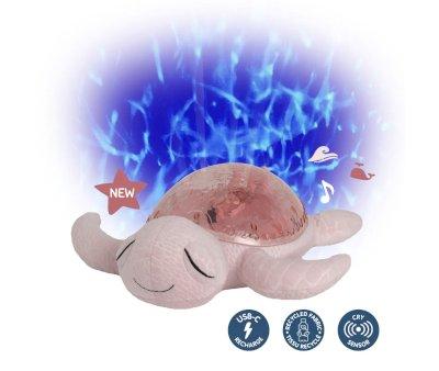 Luz Nocturna Recargable Tranquil Turtle Rosa