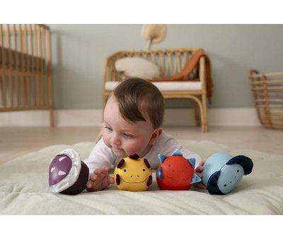 Juego de 4 bolas de Peluche Dino Friends