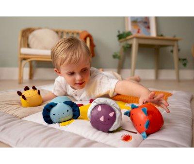 Juego de 4 bolas de Peluche Dino Friends